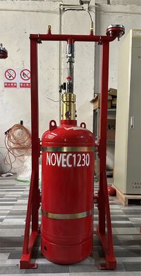 جودة  40L Enclosed Flooding Novec 1230 Fire Suppression System Without Pollution For Storage Room مصنع