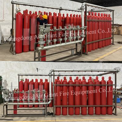 جودة  Inert Gas Argon IG55 Fire Extinguishing System For Computer Room مصنع