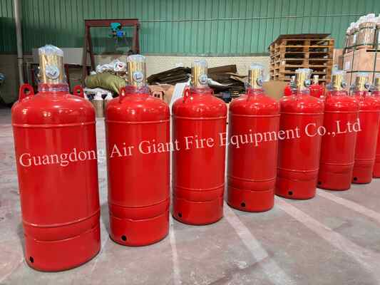 جودة  Enclosed Flooding Novec 1230 Fire Suppression System Cylinder with 4.2MPa Storage Pressure and Residue-Free Design for Anechoic Chambers مصنع