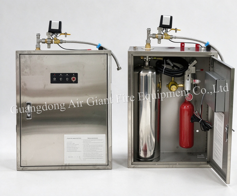 جودة  Single Bottle Fully Automatic Commercial Kitchen Fire Suppression System مصنع