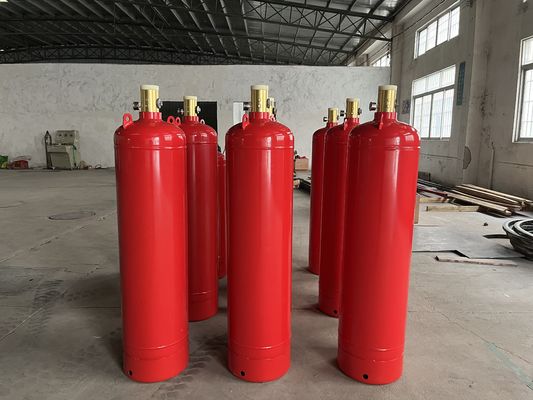 4.2MPa Carbon Steel FM200 طفاية حريق أوتوماتيكية 120 لتر 150 لتر 180 لتر