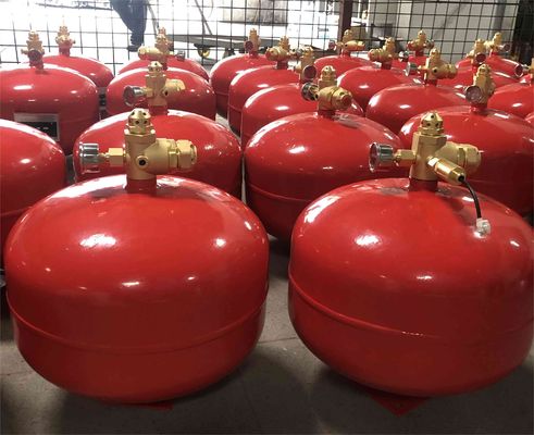 1.6Mpa FM 200 أسطوانة نظام إطفاء بدون بقايا لغرفة البطارية