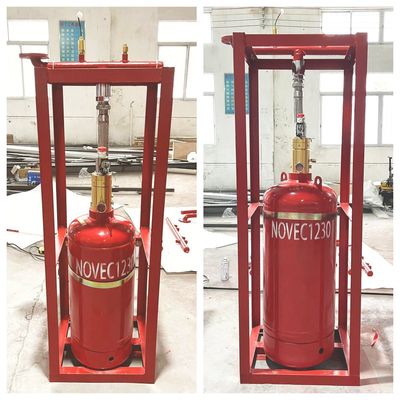 40L 70L 100L Novec 1230 نظام طفاية حريق محمولة DC 24V 1.6A