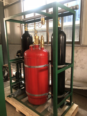 نظام إخماد حريق عامل نظيف 800m2 10s Fm200 طفاية حريق
