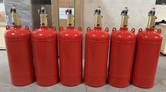 4.2MPa نظام إخماد حريق نوفيك بالغاز المعلق طفاية حريق
