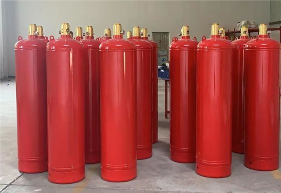 عوامل إخماد الحرائق غير المسببة للتآكل FM 200 اسطوانة في غرفة كاتمة للصدى