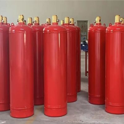 4.2MPa نظام الحماية من الحرائق لمركز البيانات اسطوانة FM200 غير ملحومة