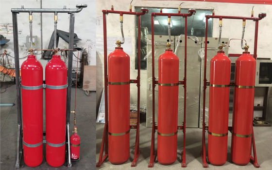 نظام إطفاء حريق CO2 70Ltr نظام إطفاء CO2 ثابت 42 كجم