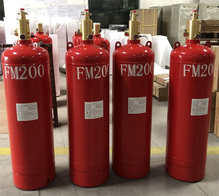 100L 106L 120L أسطوانات FM200 معزولة طفاية حريق في غرفة الخادم