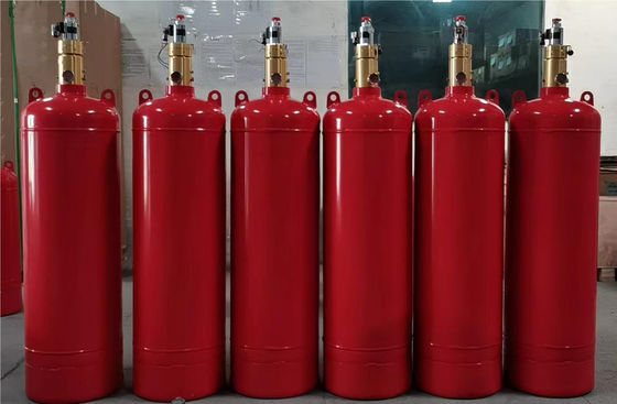 Novec1230 أسطوانة غاز النيتروجين 4.2MPa بدون تلوث في غرفة التخزين