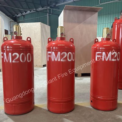 أسطوانة لجهاز FM200 المعزول لقمع الحرائق دون تلوث غرفة الطاقة