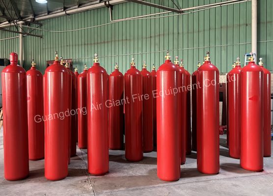 150-300 بار غاز غير فعال نظام قمع الحرائق سلندر المصنع
