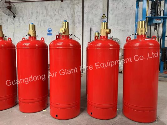 أسطوانة للطفوح المغلقة FM200 نظام مكافحة الحرائق دون تلوث لغرفة البطارية