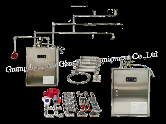 نظام إطفاء حرائق المطبخ الكيميائي الرطب الأوتوماتيكي